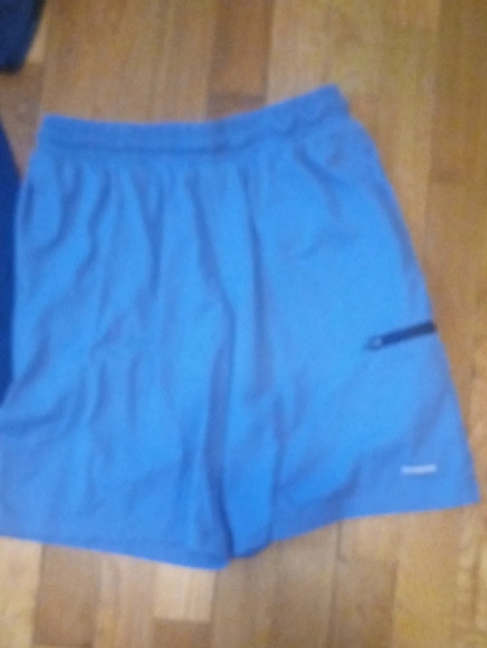 Blue Graphic Tee and Light Blue Athletic Shorts boys XL